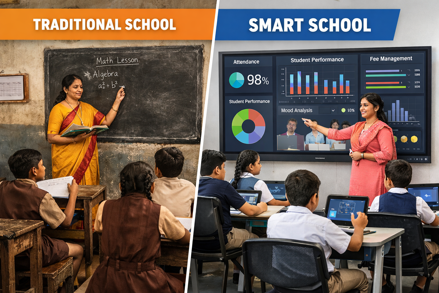 Smart Schools vs Traditional Schools | AI in Education